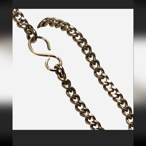 Solid 925 Sterling Silver Cuban Link Bracelet  - 3.5mm - Vintage - w/  S Hook